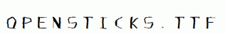 OpenSticks.ttf