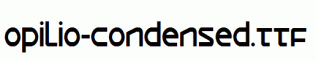 Opilio-Condensed.ttf