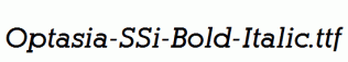 Optasia-SSi-Bold-Italic.ttf