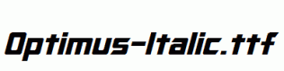 Optimus-Italic.ttf