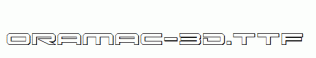 Oramac-3D.ttf