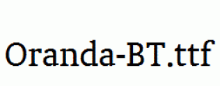 Oranda-BT.ttf