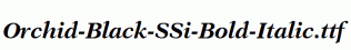 Orchid-Black-SSi-Bold-Italic.ttf