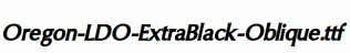Oregon-LDO-ExtraBlack-Oblique.ttf