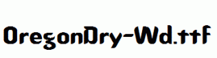 OregonDry-Wd.ttf