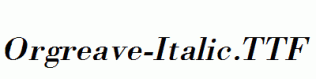 Orgreave-Italic.ttf
