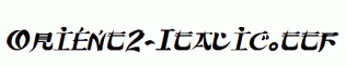 Orient2-Italic.ttf