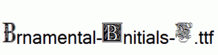 Ornamental-Initials-B.ttf