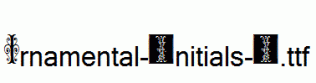 Ornamental-Initials-I.ttf