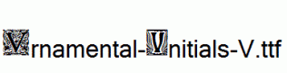 Ornamental-Initials-V.ttf