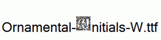 Ornamental-Initials-W.ttf
