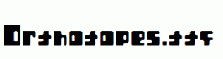 Orthotopes.ttf