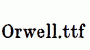 Orwell.ttf