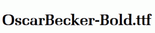 OscarBecker-Bold.ttf