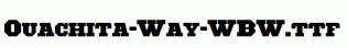 Ouachita-Way-WBW.ttf