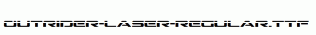 Outrider-Laser-Regular.ttf