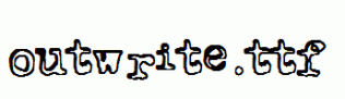 Outwrite.ttf