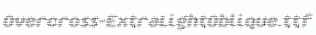 Overcross-ExtraLightOblique.ttf