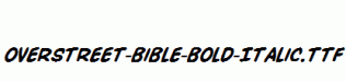 Overstreet-Bible-Bold-Italic.ttf