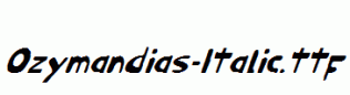Ozymandias-Italic.ttf