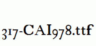 fonts 317-CAI978.ttf