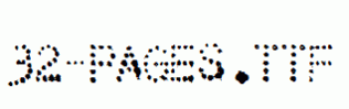 fonts 32-pages.ttf