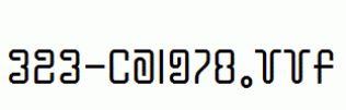 fonts 323-CAI978.ttf