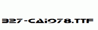 fonts 327-CAI978.ttf