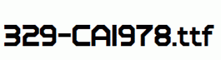 fonts 329-CAI978.ttf