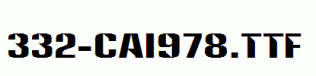 fonts 332-CAI978.ttf