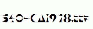 fonts 340-CAI978.ttf
