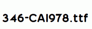 fonts 346-CAI978.ttf