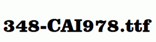 fonts 348-CAI978.ttf
