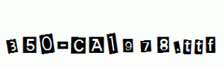 fonts 350-CAI978.ttf