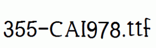 fonts 355-CAI978.ttf