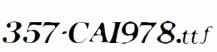 fonts 357-CAI978.ttf