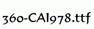 fonts 360-CAI978.ttf