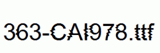 fonts 363-CAI978.ttf
