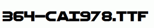 fonts 364-CAI978.ttf