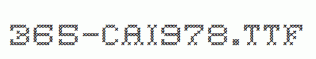 fonts 365-CAI978.ttf