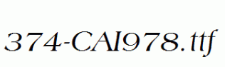 fonts 374-CAI978.ttf