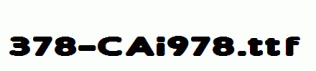 fonts 378-CAI978.ttf