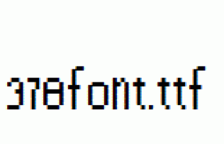 fonts 378font.ttf
