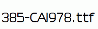fonts 385-CAI978.ttf