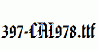 fonts 397-CAI978.ttf
