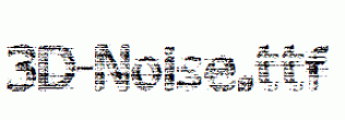 fonts 3D-Noise.ttf