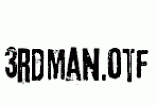 fonts 3rdMan.otf