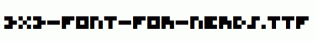 fonts 3x3-Font-for-Nerds.ttf