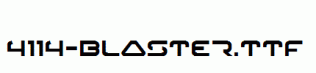 fonts 4114-Blaster.ttf