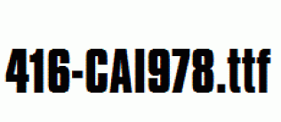 fonts 416-CAI978.ttf